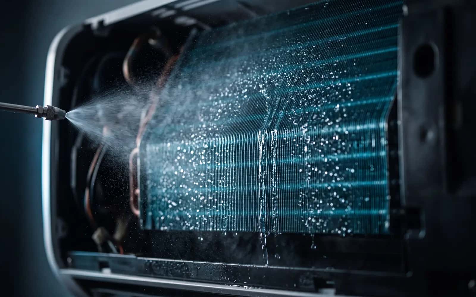 Rinçage sous pression d'un échangeur par Solution Air Pro
